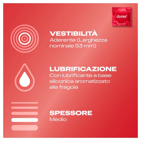 PROFILATTICI ALLA FRUTTA 4 GUSTI DUREX TROPICAL MIX CONFEZIONE 12 PEZZI