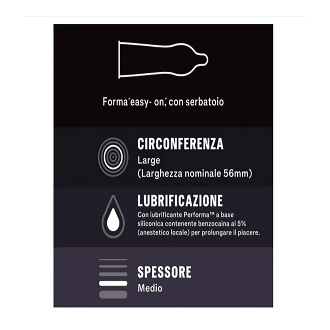 PROFILATTICI 6 PEZZI DUREX PERFORMA RITARDANTI