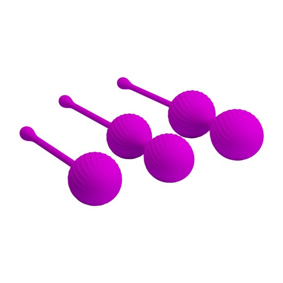 SET DI 3 PALLINE KEGEL AUTOVIBRANTI PER RINFORZARE IL PAVIMENTO PELVICO
