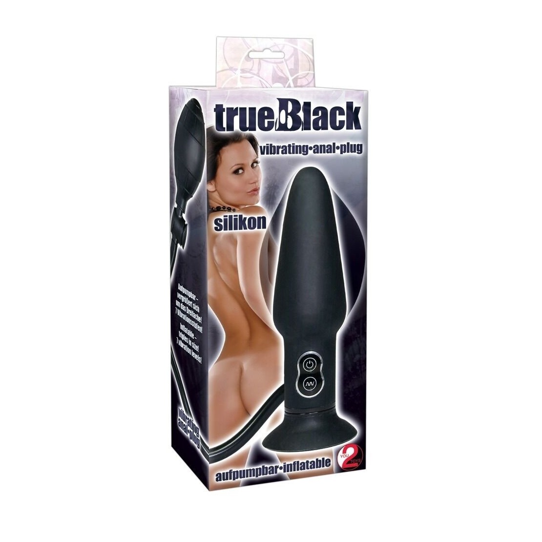 PLUG ANALE GONFIABILE E VIBRANTE SEX TOY CON...