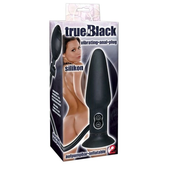 PLUG ANALE GONFIABILE E VIBRANTE SEX TOY CON POMPETTA 6"