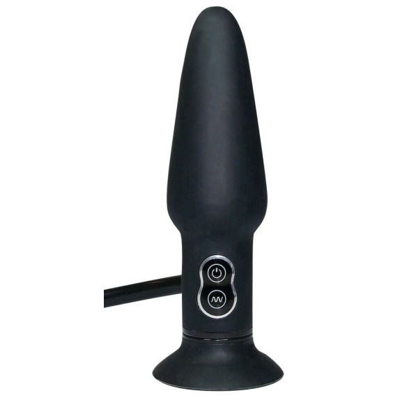 PLUG ANALE GONFIABILE E VIBRANTE SEX TOY CON POMPETTA 6"