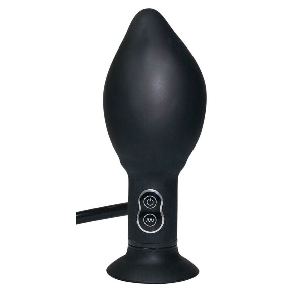 PLUG ANALE GONFIABILE E VIBRANTE SEX TOY CON POMPETTA 6"