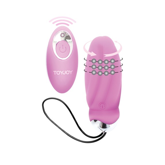 OVETTO VAGINALE CON SFERE ROTANTI E TELECOMANDO