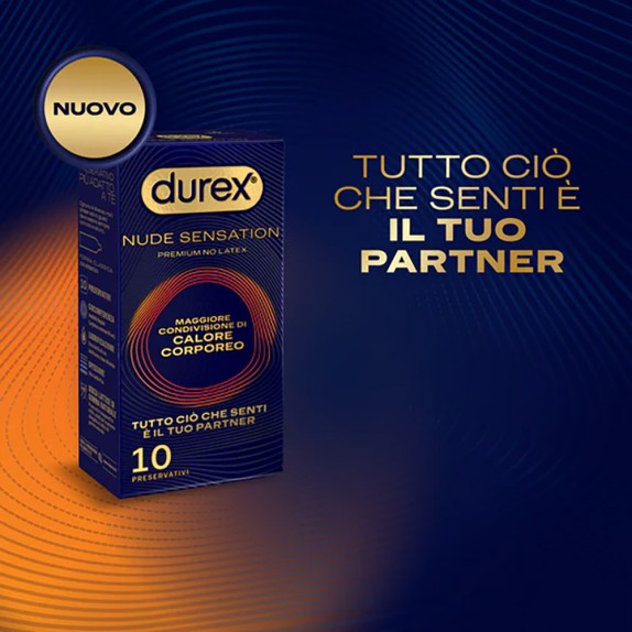 DUREX NUDE SENSATION PRESERVATIVI SENZA LATTICE SUPER SOTTILI 6 O 10 PEZZI