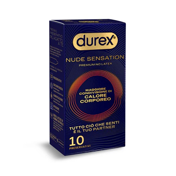 DUREX NUDE SENSATION PRESERVATIVI SENZA LATTICE SUPER SOTTILI 6 O 10 PEZZI