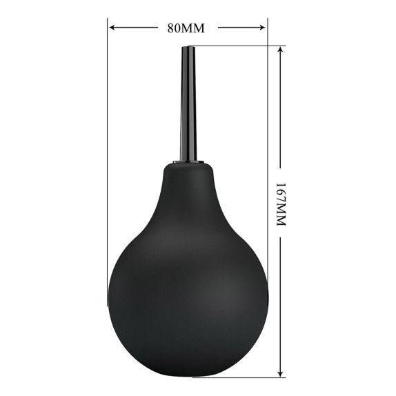 PERETTA PER LA PULIZIA ANALE IN SILICONE MR PLAY BLKB