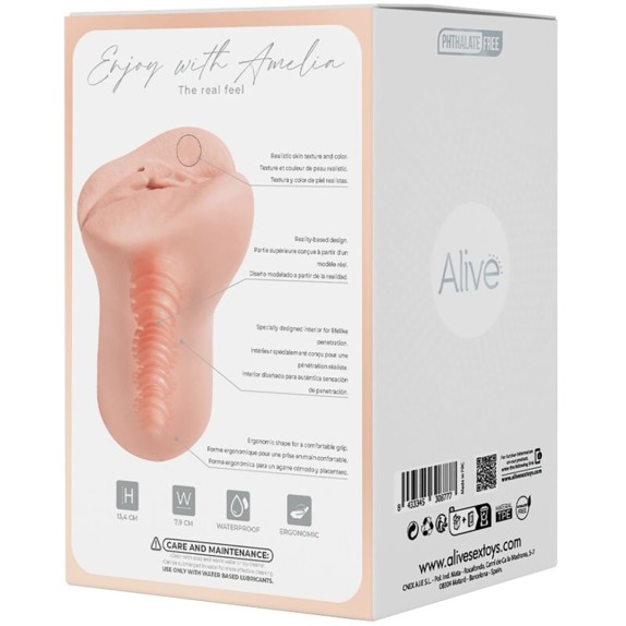 copy of VAGINA MASTURBATORE PER UOMO REALISTICA CON TEXTURE AMELIA
