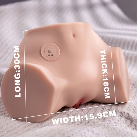 MEZZO BUSTO DONNA REALISTICO CON MOVIMENTO A SPINTA VAGINA E ANO FENNIE XISE