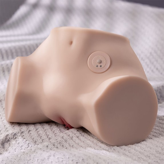 MEZZO BUSTO DONNA REALISTICO CON MOVIMENTO A SPINTA VAGINA E ANO FENNIE XISE