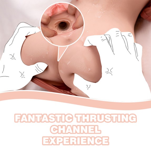 TORSO DI DONNA FORMOSA SEXY REALISTICO CON THRUSTING TINY XISE