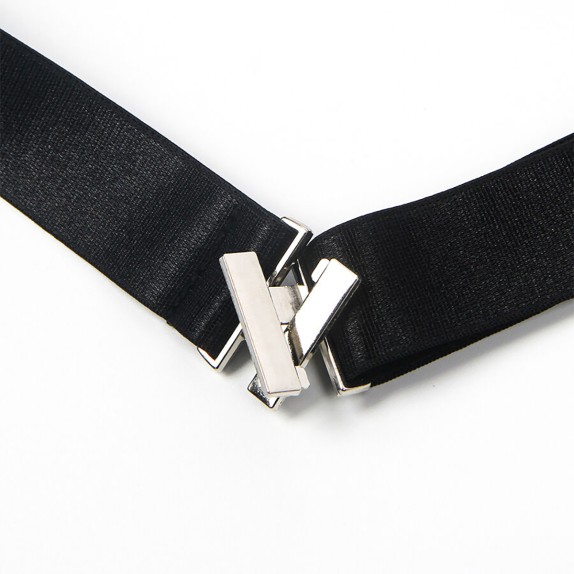 COPPIA DI GIARRETTIERE SEXY ELASTICHE REGOLABILI IN TESSUTO