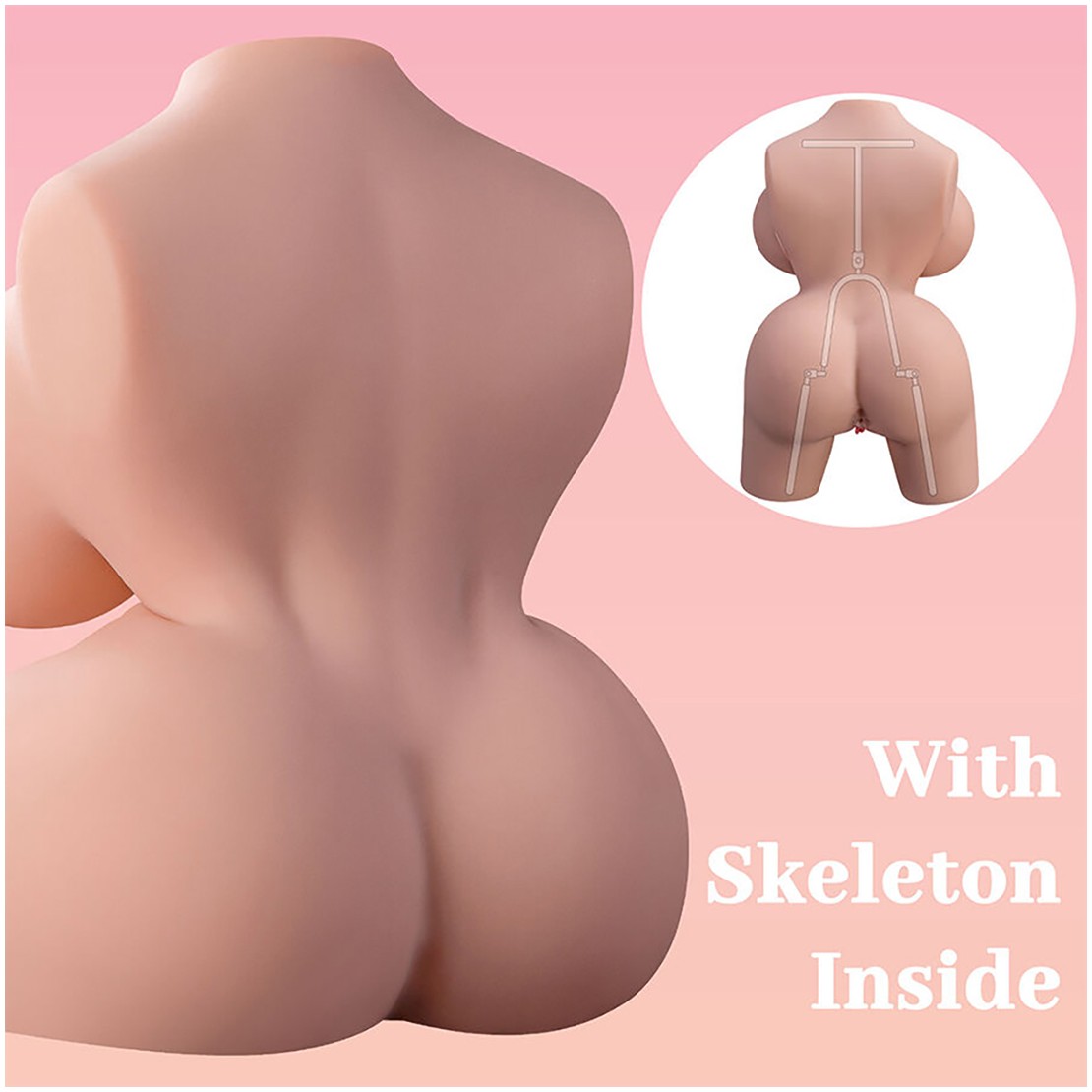 TORSO DONNA MASTURBATORE REALISTICO CON...