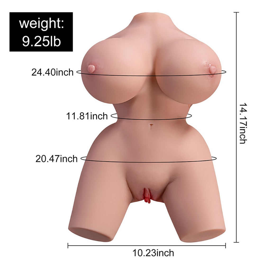 TORSO DONNA MASTURBATORE REALISTICO CON...