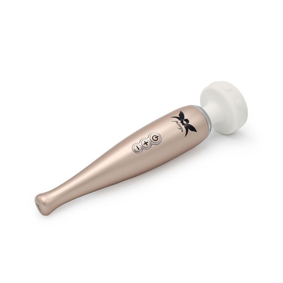 WAND STIMOLATORE CLITORIDEO CON TESTA PIATTA FLESSIBILE HAMMERHEAD