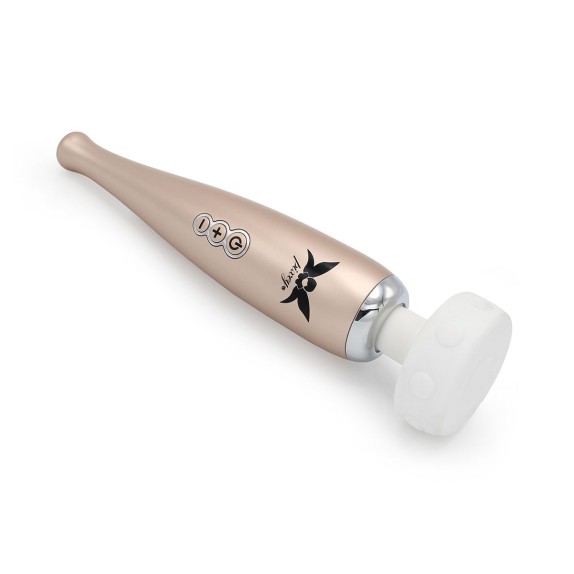 WAND STIMOLATORE CLITORIDEO CON TESTA PIATTA FLESSIBILE HAMMERHEAD
