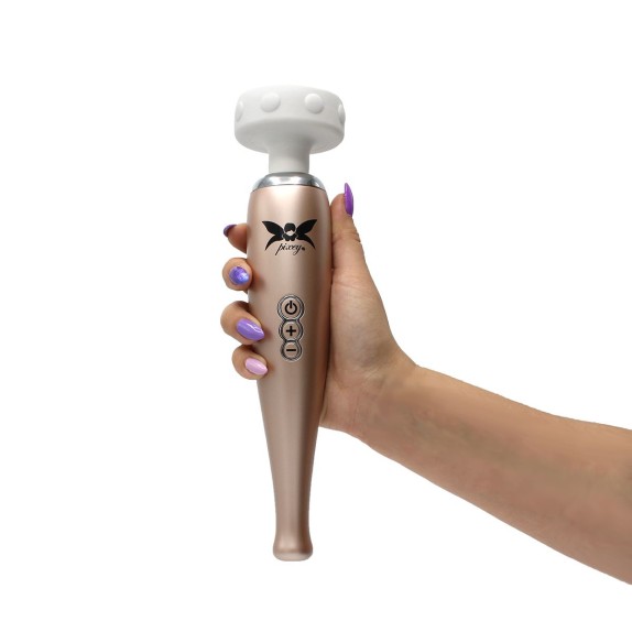 WAND STIMOLATORE CLITORIDEO CON TESTA PIATTA FLESSIBILE HAMMERHEAD