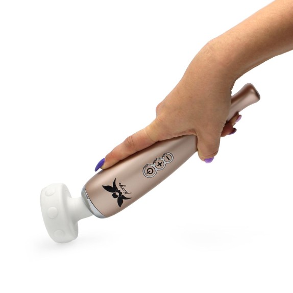 WAND STIMOLATORE CLITORIDEO CON TESTA PIATTA FLESSIBILE HAMMERHEAD