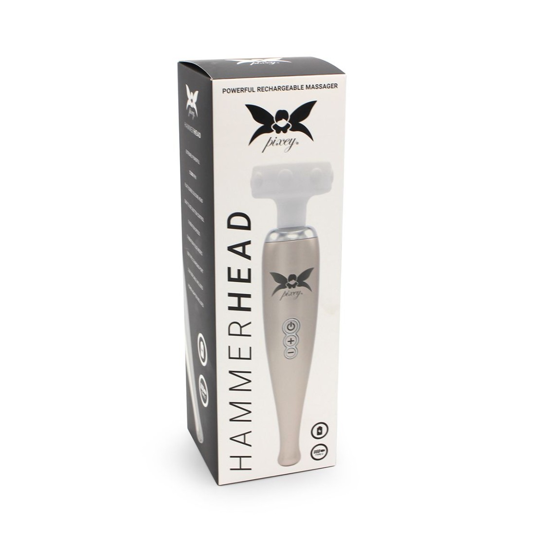 WAND STIMOLATORE CLITORIDEO CON TESTA PIATTA...