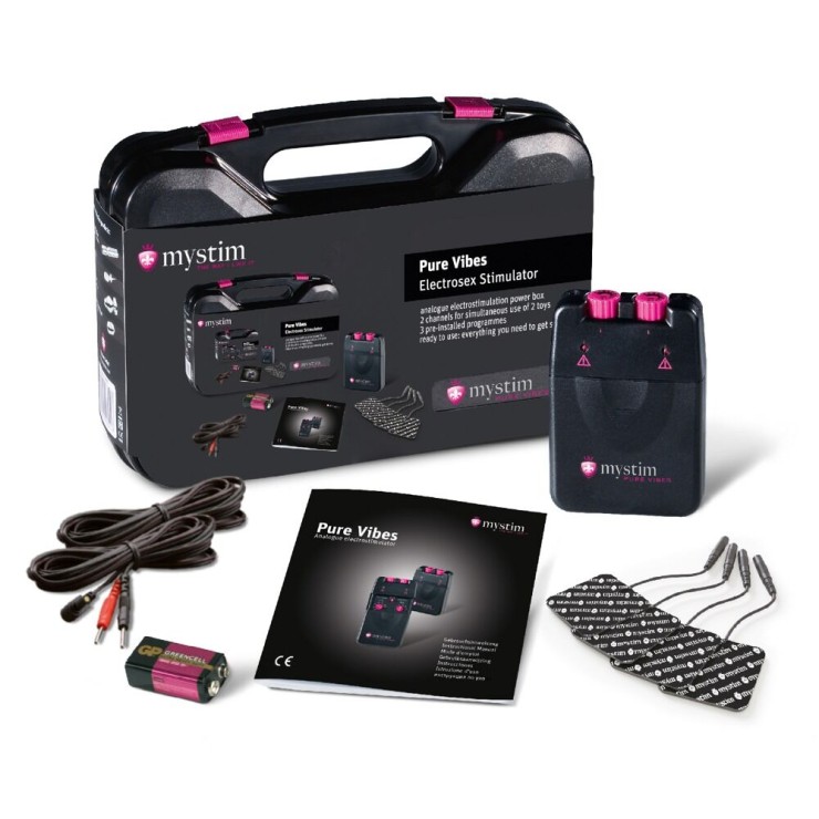 SET ELETTROSTIMOLAZIONE MYSTIM PURE VIBES CON ACCESSORI