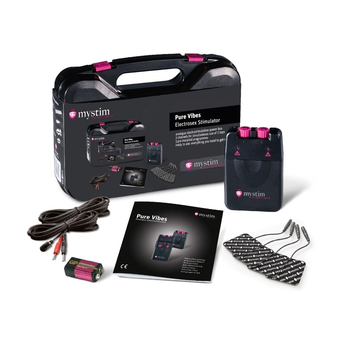 SET ELETTROSTIMOLAZIONE MYSTIM PURE VIBES CON...