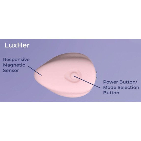SET DI COPPIA STIMOLATORE DI CLITORIDE E ANELLO CON APP LUXUS