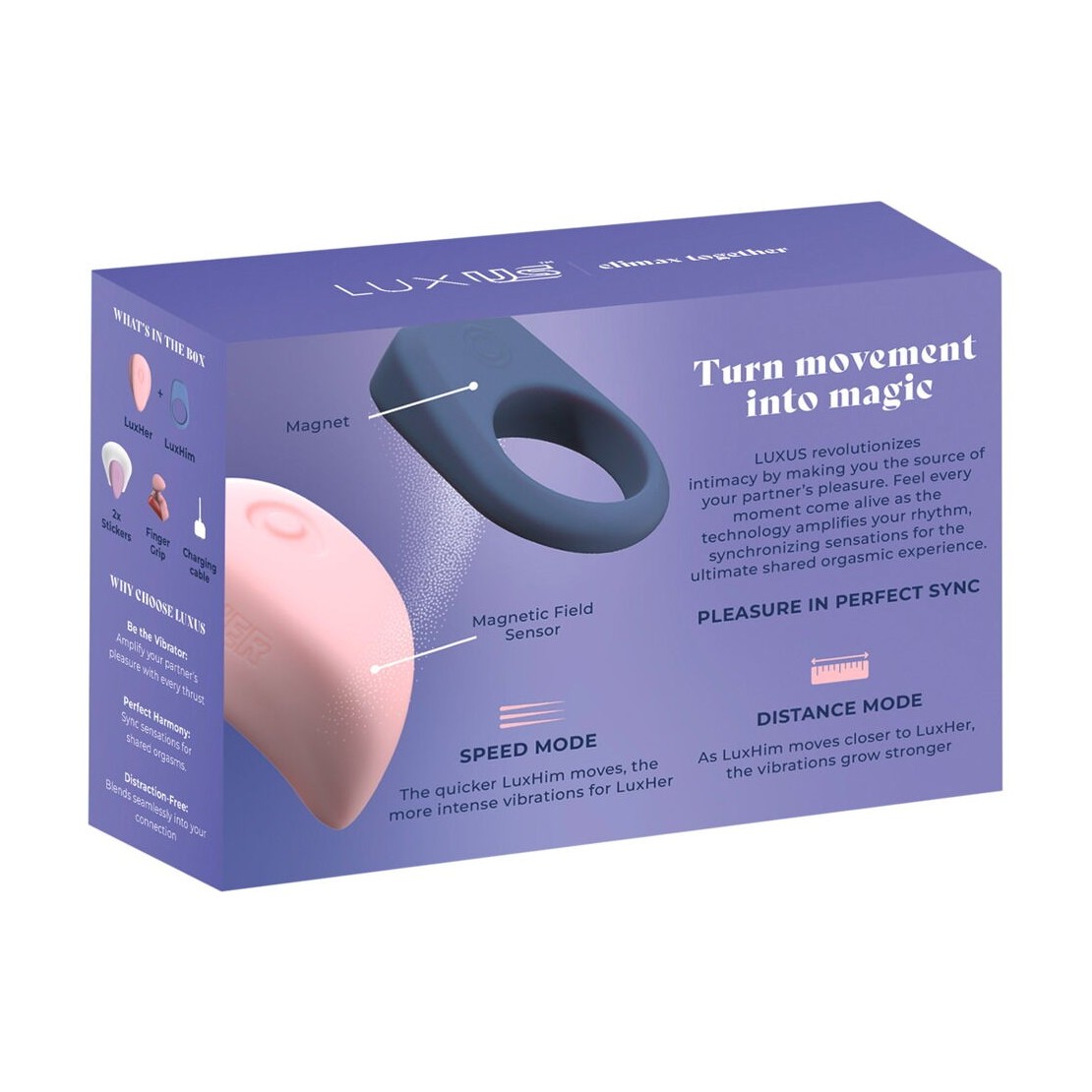 SET DI COPPIA STIMOLATORE DI CLITORIDE E ANELLO...
