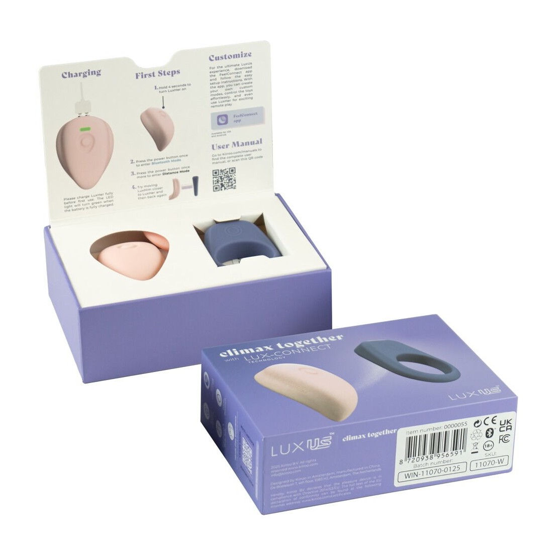 SET DI COPPIA STIMOLATORE DI CLITORIDE E ANELLO...