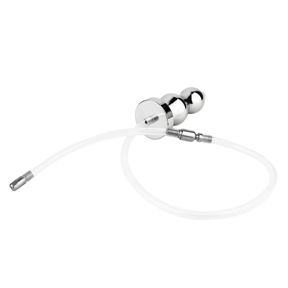 SONDA URETRALE IN SILICONE COLLEGATA AL PLUG ANALE URETHRAL SOUND TO ANAL PLUG