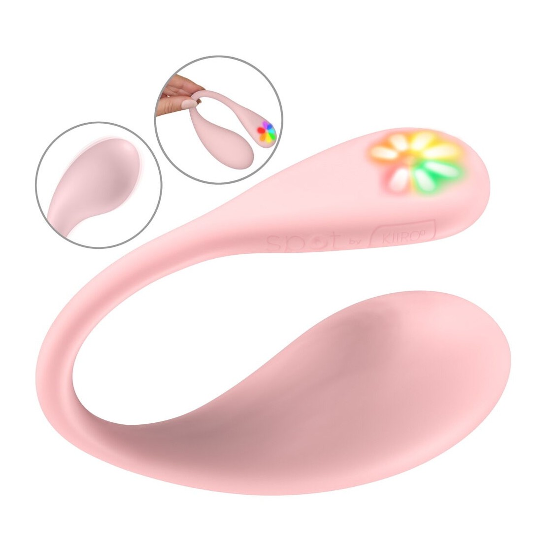 SPOT KIIROO OVETTO VIBRANTE CON APP CON LED PER...