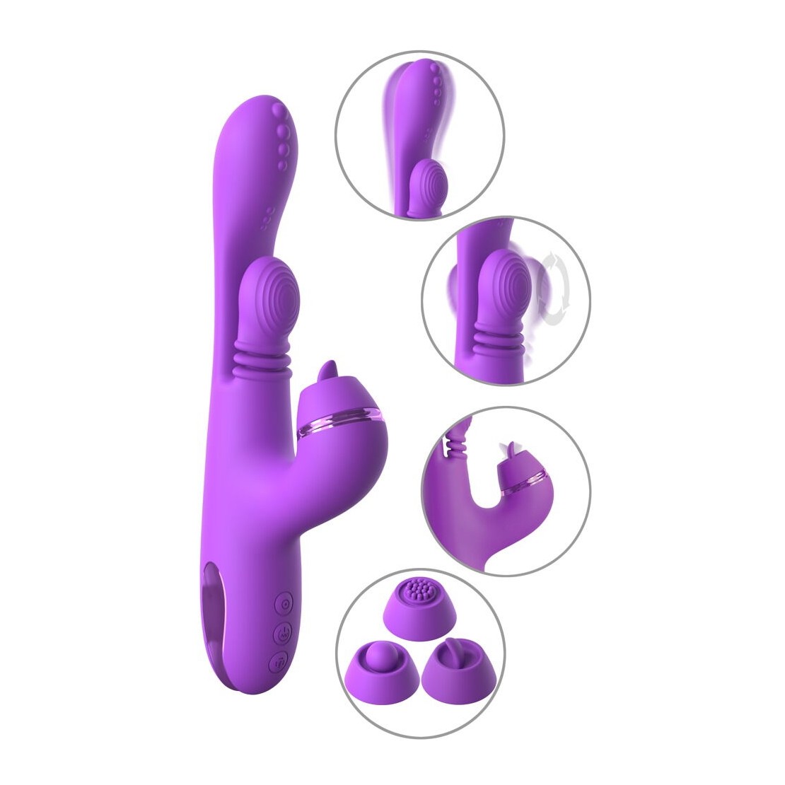 INTIMOTION PULSE PRO VIBRATORE 3IN1 PER PUNTO G...