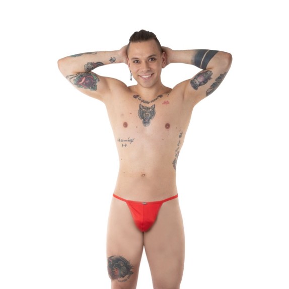 COSTUME MARE UOMO STRING ROSSO SEXY EROS VENEZIANI