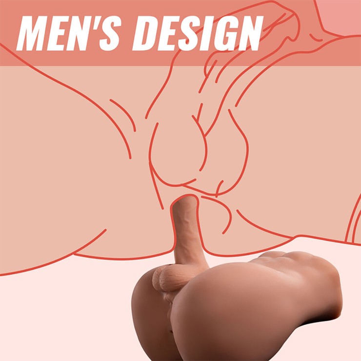 copy of BACINO MEZZO BUSTO DI UOMO CON PENE 18 CM A... 2