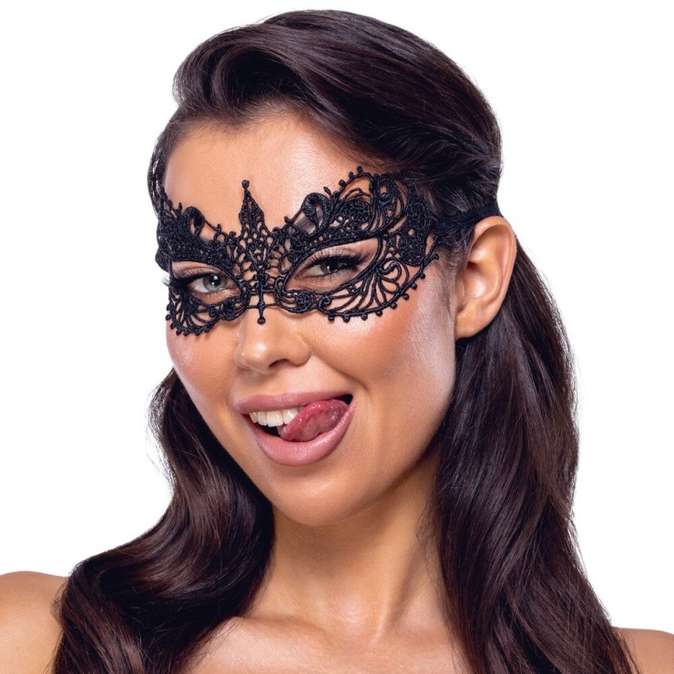 MASCHERINA PER OCCHI IN PIZZO SEXY PER DONNA CON LACCI... 2