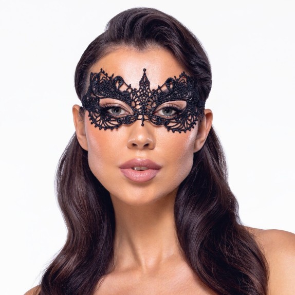 MASCHERINA PER OCCHI IN PIZZO SEXY PER DONNA CON LACCI COTTELLI