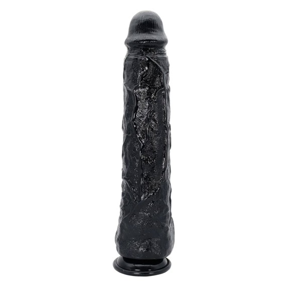 FALLO NERO DI GRANDI DIMENSIONI PER FIST DONG 43 CM IN PVC