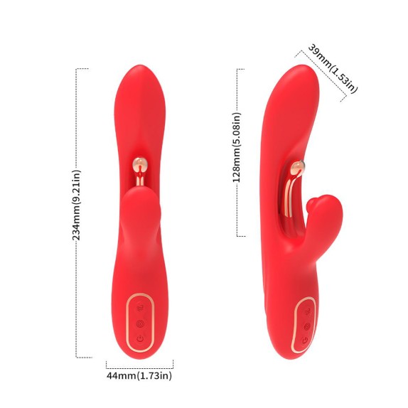 VIBRATORE RABBIT STIMOLATORE DOPPIO INTERNO THE ACE RABBIT