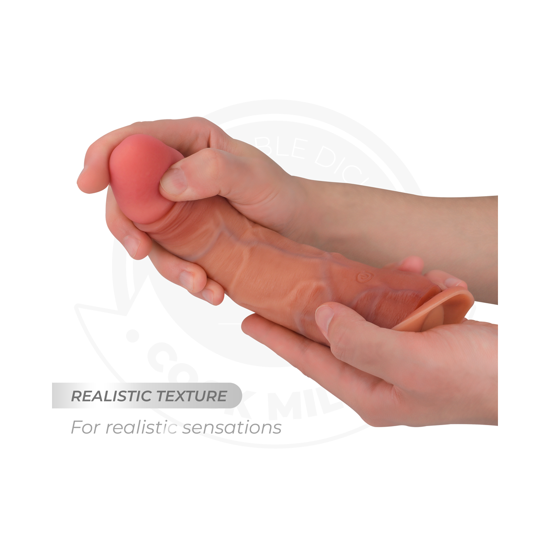 DILDO IPER REALISTICO 20,5 CM CON MOVIMENTO A...