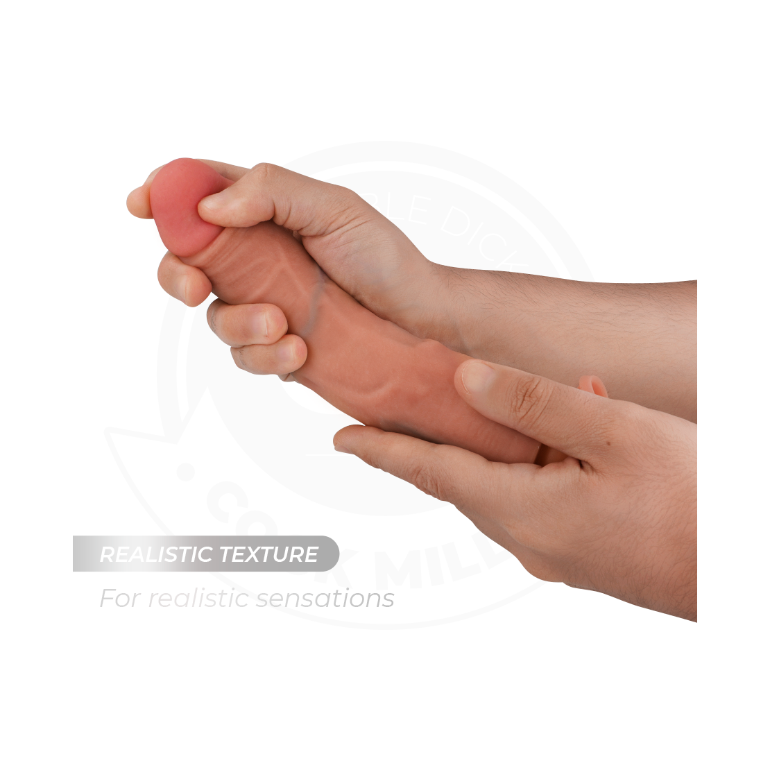 DILDO IPER REALISTICO 21,5 CM CON MOVIMENTO A...