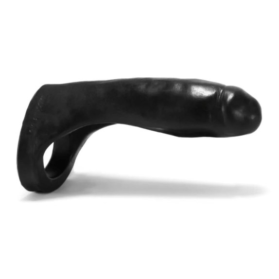 DILDO PER DOPPIA PENETRAZIONE CON ANELLO PER I TESTICOLI PENETRATOR