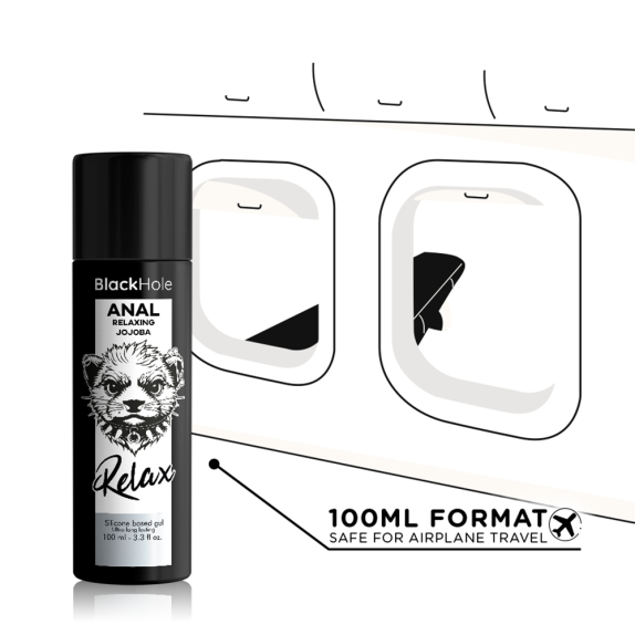 GEL LUBRIFICANTE ANALE RILASSANTE A BASE DI SILICONE E OLIO DI JOJOBA 100 ML