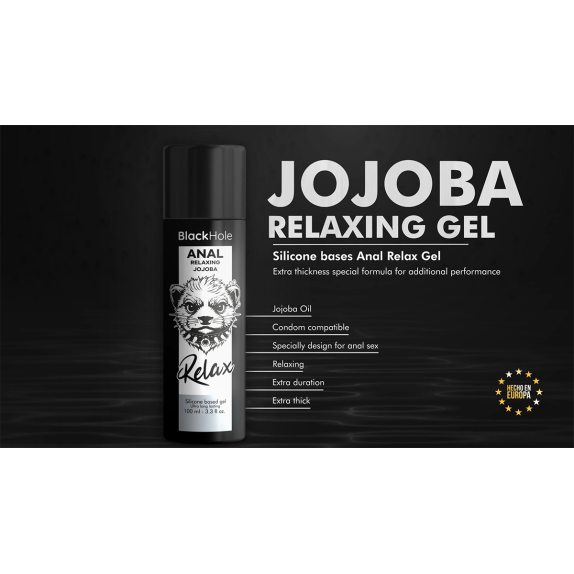 GEL LUBRIFICANTE ANALE RILASSANTE A BASE DI SILICONE E OLIO DI JOJOBA 100 ML