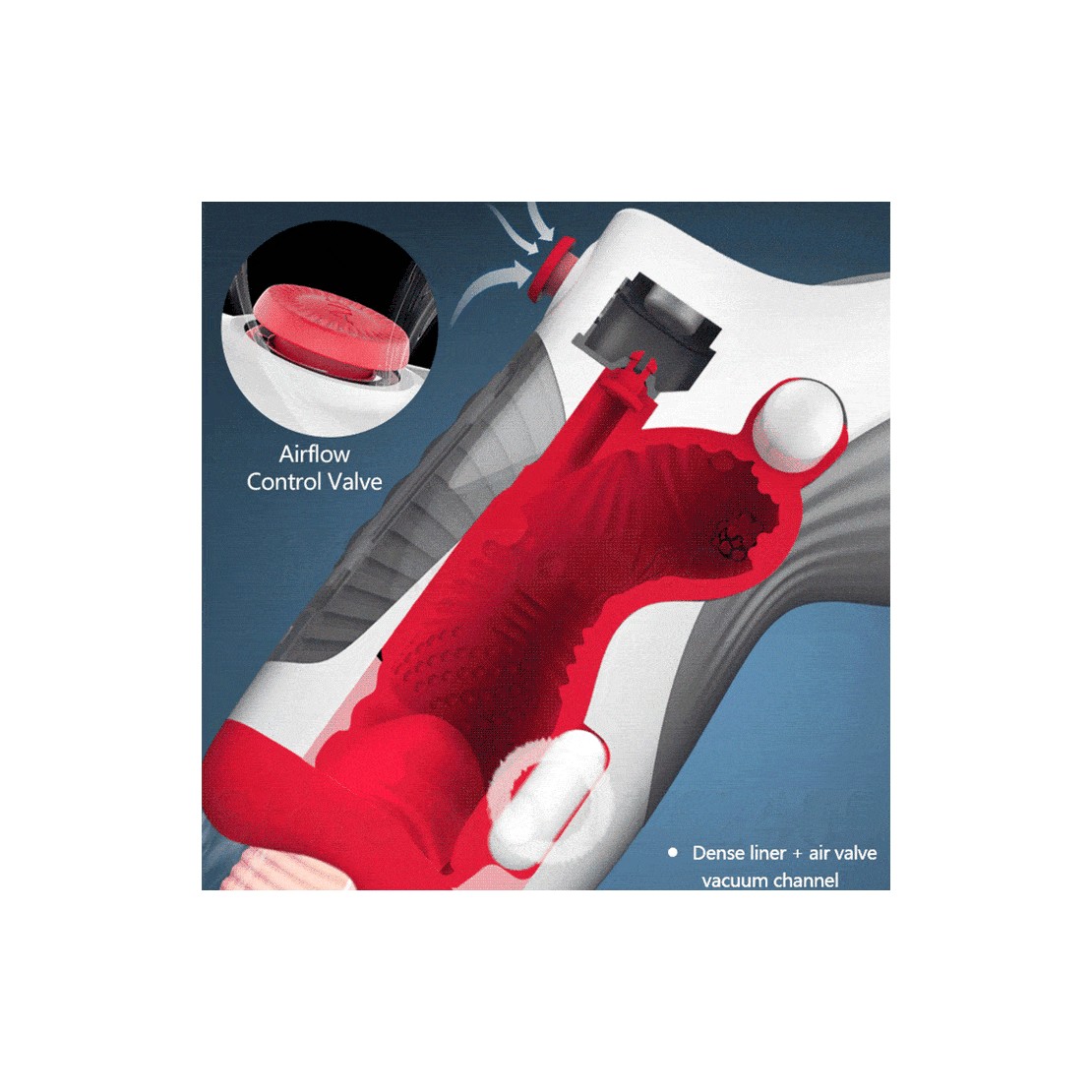 MASTURBATORE AUTOMATICO PER UOMO DEEP THROAT...