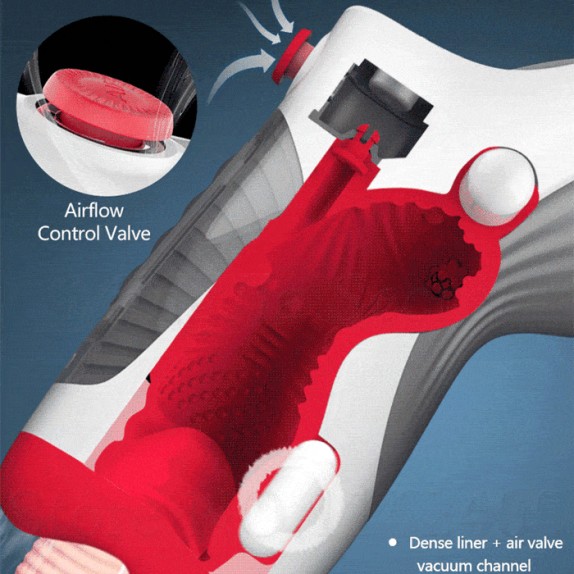MASTURBATORE AUTOMATICO PER UOMO DEEP THROAT AIR A SUZIONE
