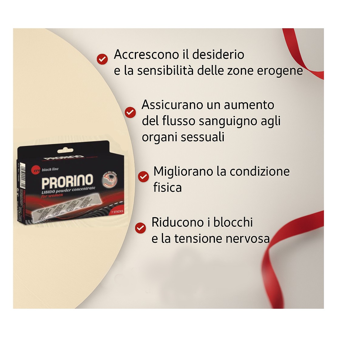 PRORINO LIBIDO DONNA STIMOLANTE NATURALE PER IL...
