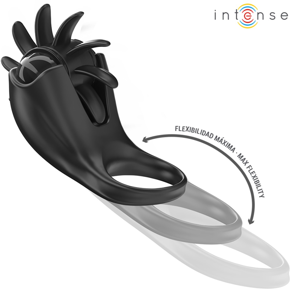 ANELLO PER PENE VIBRANTE E ROTANTE USB GIOCO DI...