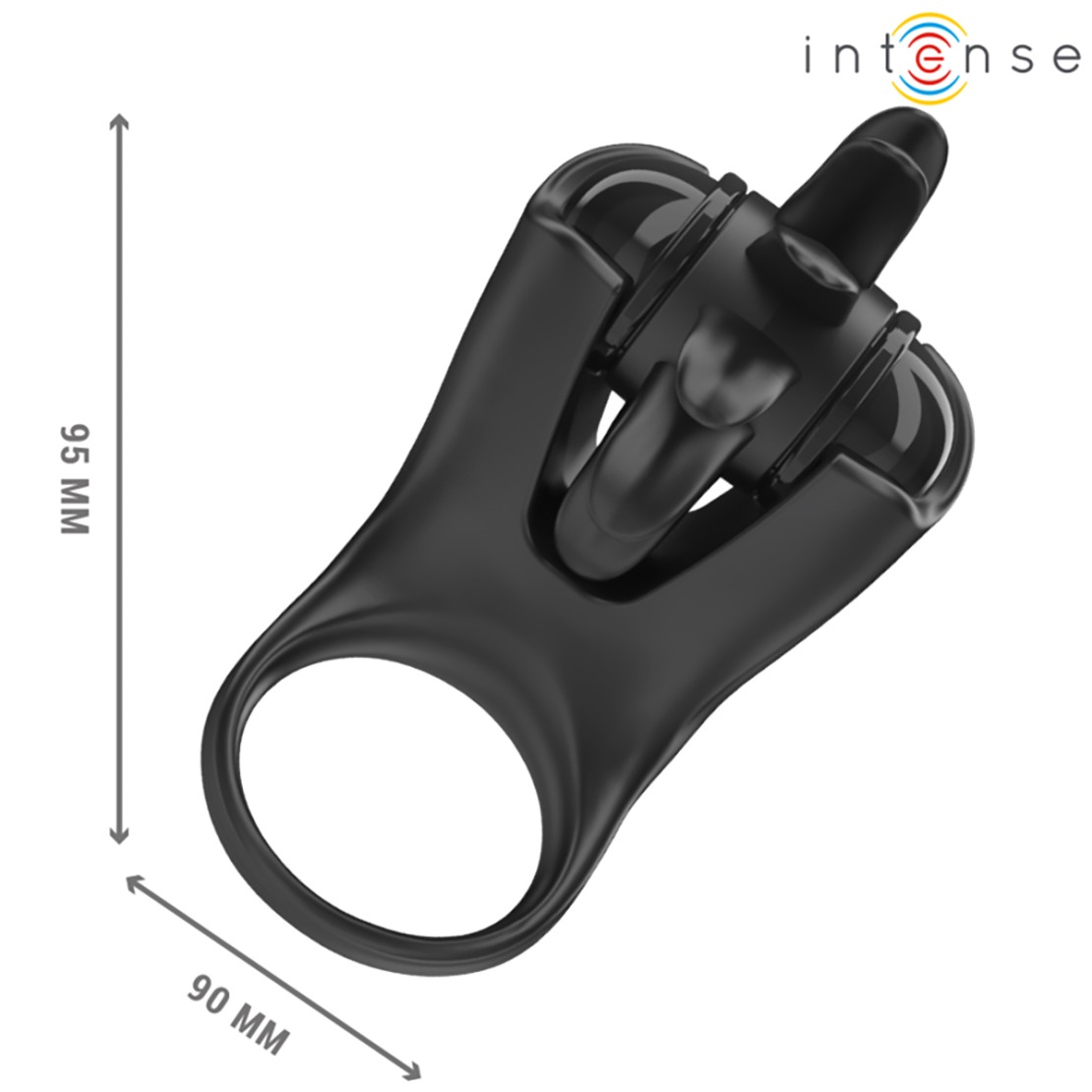 ANELLO PER PENE VIBRANTE E ROTANTE USB GIOCO DI...