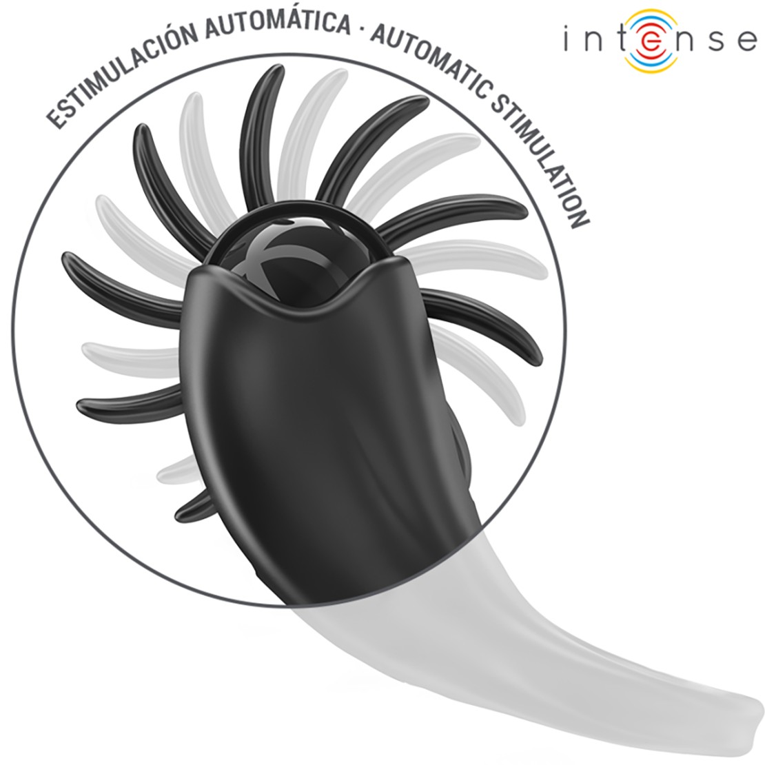 ANELLO PER PENE VIBRANTE E ROTANTE USB GIOCO DI...