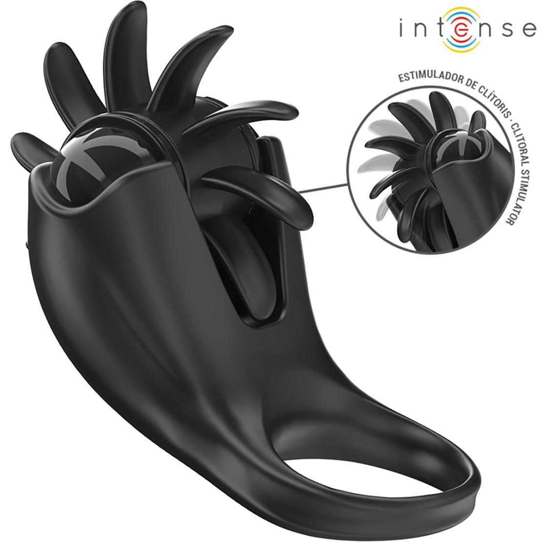 ANELLO PER PENE VIBRANTE E ROTANTE USB GIOCO DI...