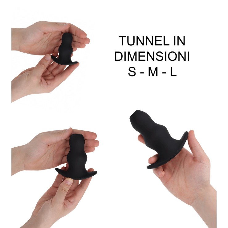 TUNNEL ANALE IN SILICONE DESIGN A SFERE DIMENSIONI S, M, L